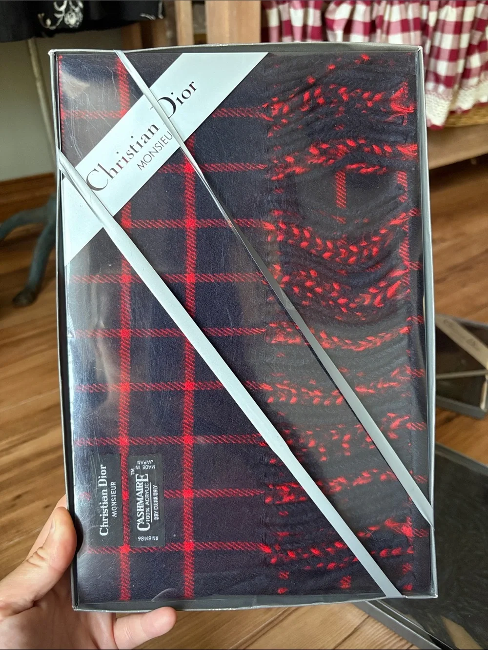 CHRISTIAN DIOR Cashmaire Monsieur Scarf